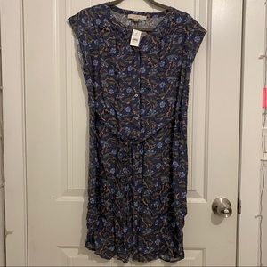 Loft Blue Floral dress